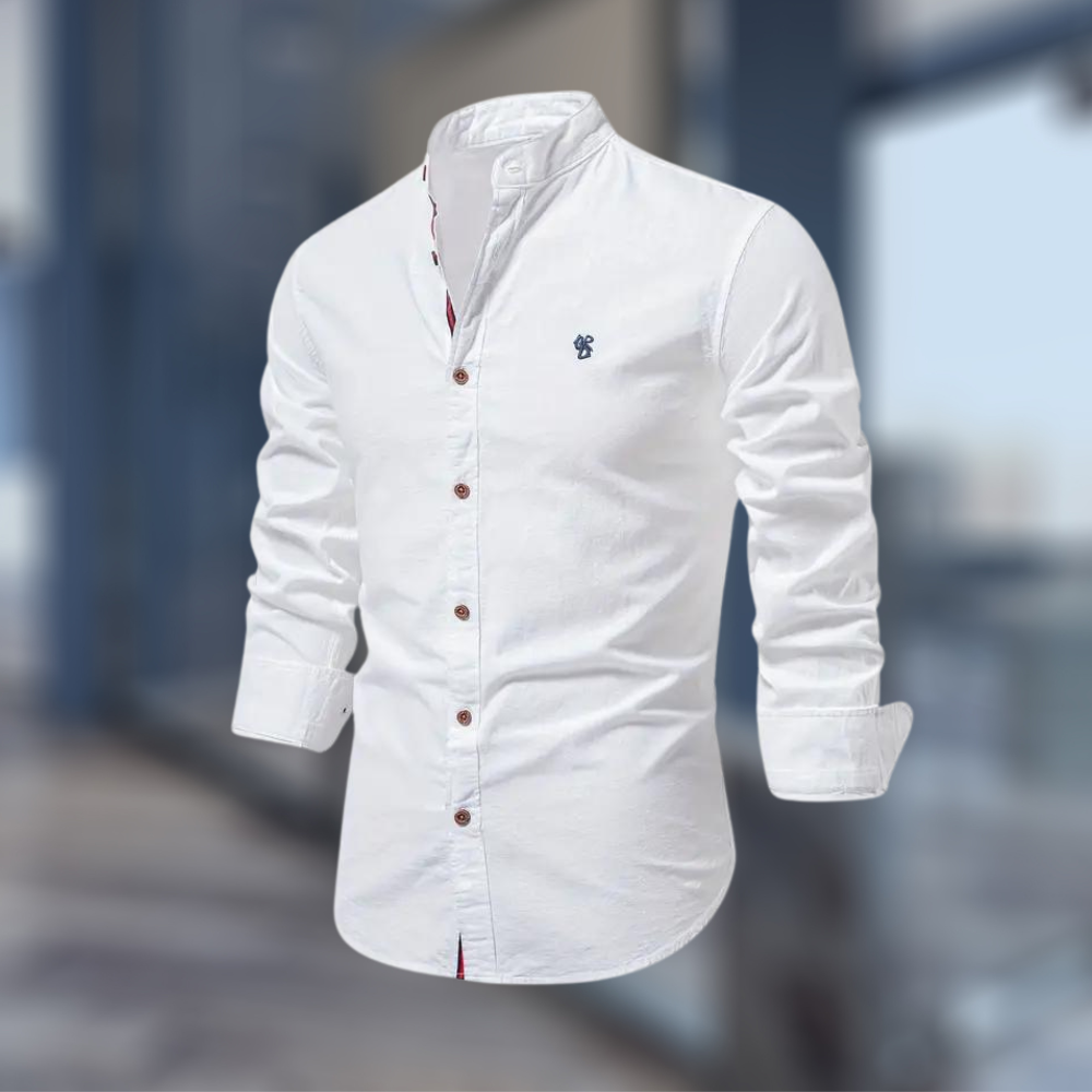 Nivarel | Chemise Manche Longue Pour Hommes | Anglaise