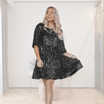 Perine | Robe À Paillettes Court Pour Femme | Mini