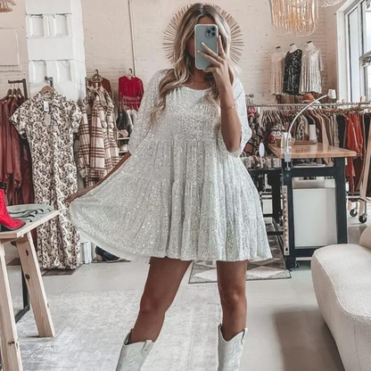 Perine | Robe À Paillettes | Mini