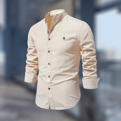 Nivarel | Chemise Manche Longue Pour Hommes | Anglaise