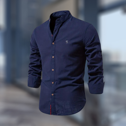 Nivarel | Chemise Manche Longue Pour Hommes | Anglaise