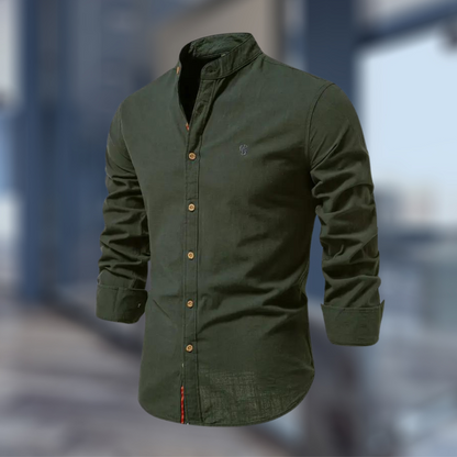 Nivarel | Chemise Manche Longue Pour Hommes | Anglaise