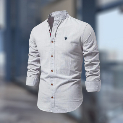 Nivarel | Chemise Manche Longue Pour Hommes | Anglaise
