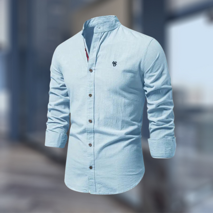Nivarel | Chemise Manche Longue Pour Hommes | Anglaise