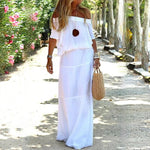 Robe de plage à épaules dénudées Pour Femmes | Maxi