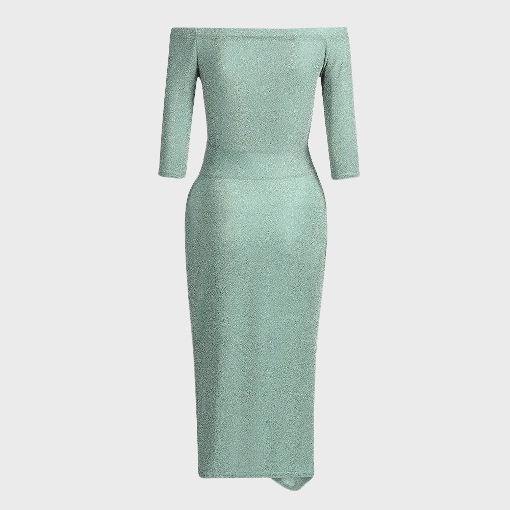 Robe Pailletée Décolletée Pour Femme | Scintillante