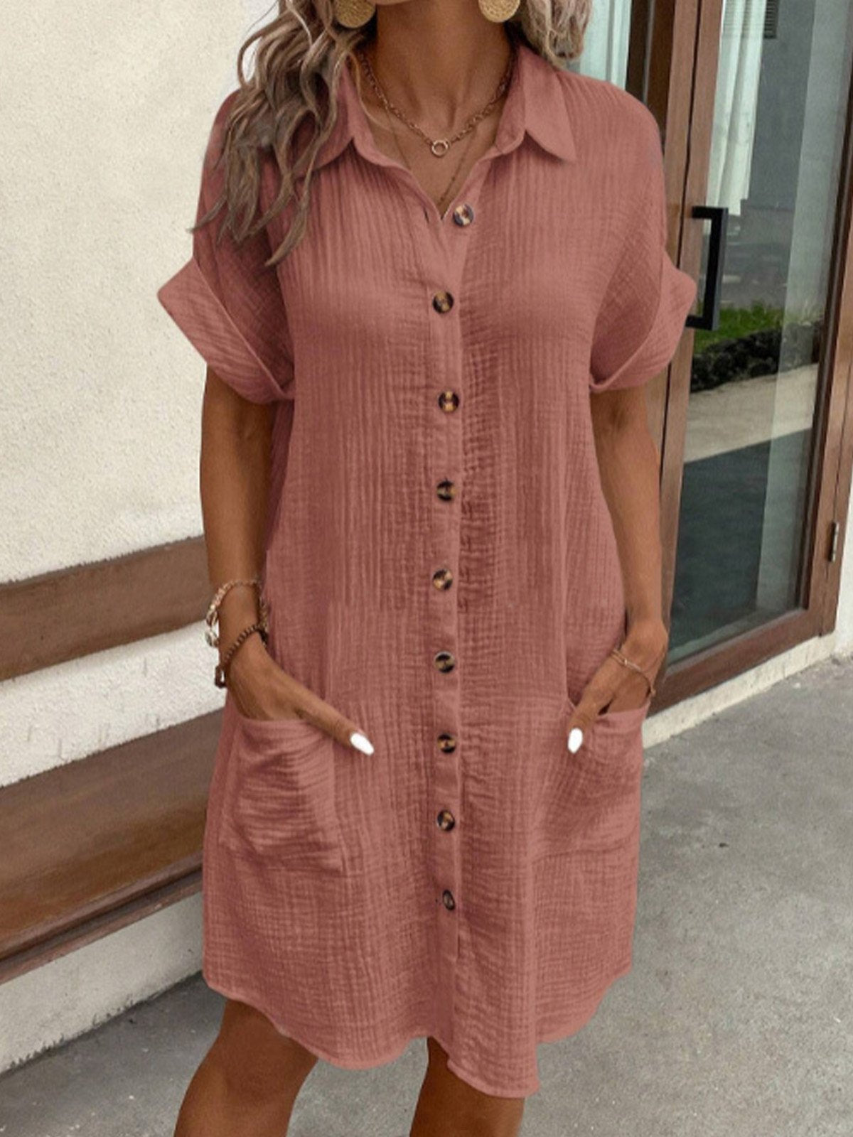 Albertine | Robe Chemise Femme | Boutonnée
