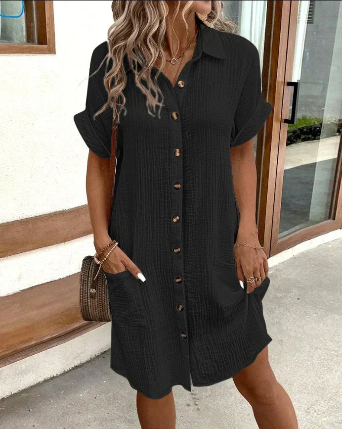 Albertine | Robe Chemise Femme | Boutonnée