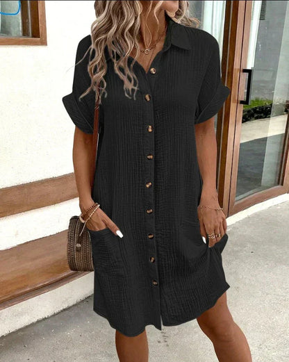 Albertine | Robe Chemise Femme | Boutonnée