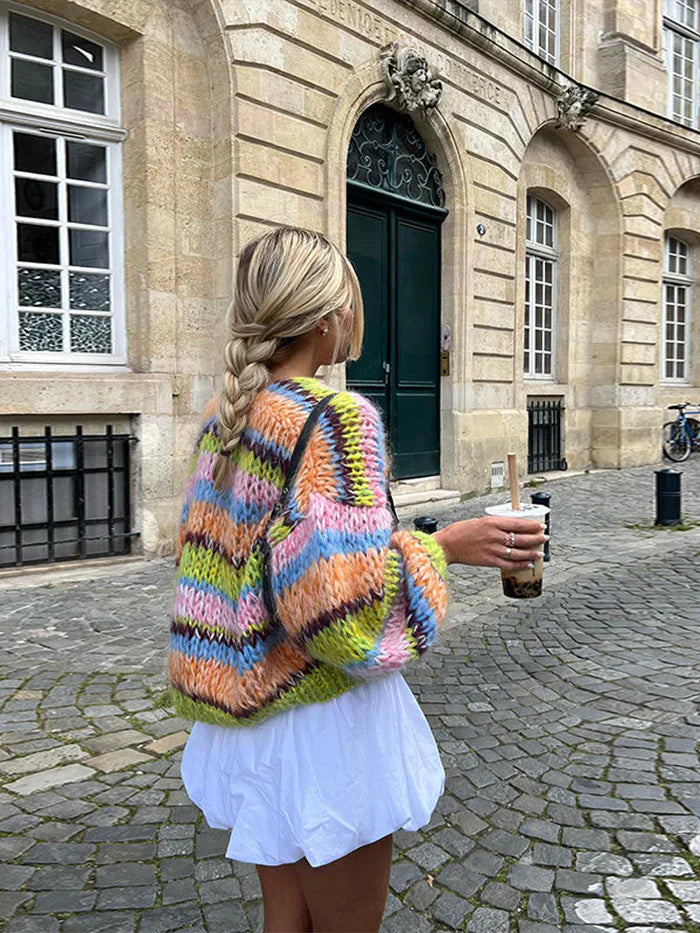 Cardigan En Tricot Pour Femmes | Plaid