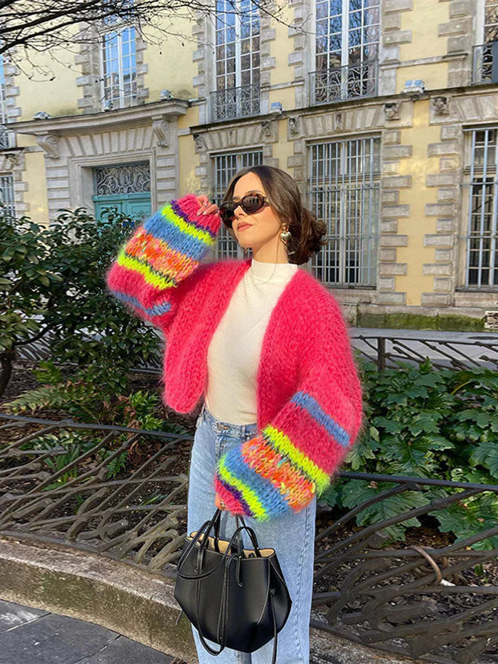 Cardigan En Tricot Pour Femmes | Plaid