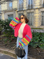 Cardigan En Tricot Pour Femmes | Plaid