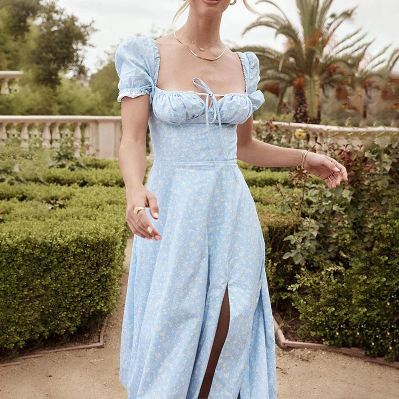 Robe d'été À Fleurs pour femme | Midi