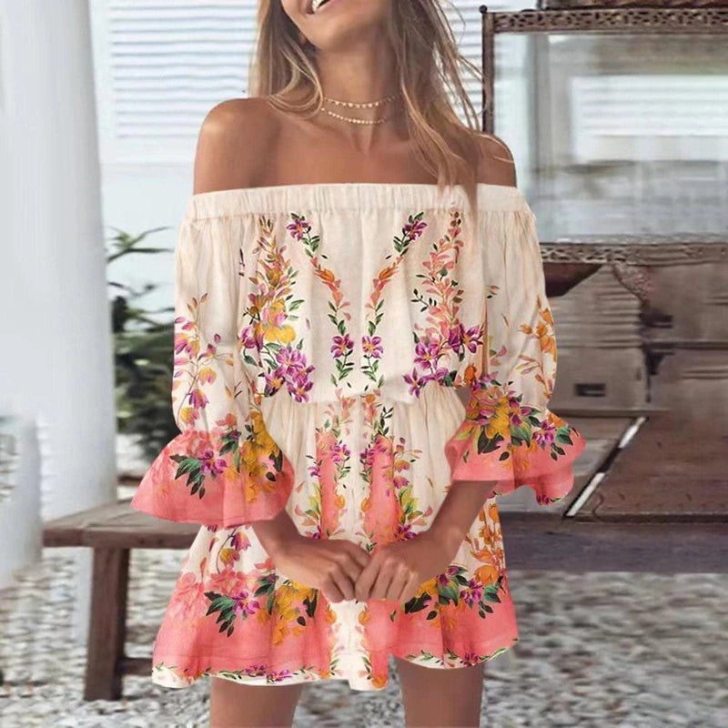 Sidonie | Robe Cocktail Courte | Florale