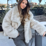 Addison | Manteau Léger Duveteux Pour Femme | Court