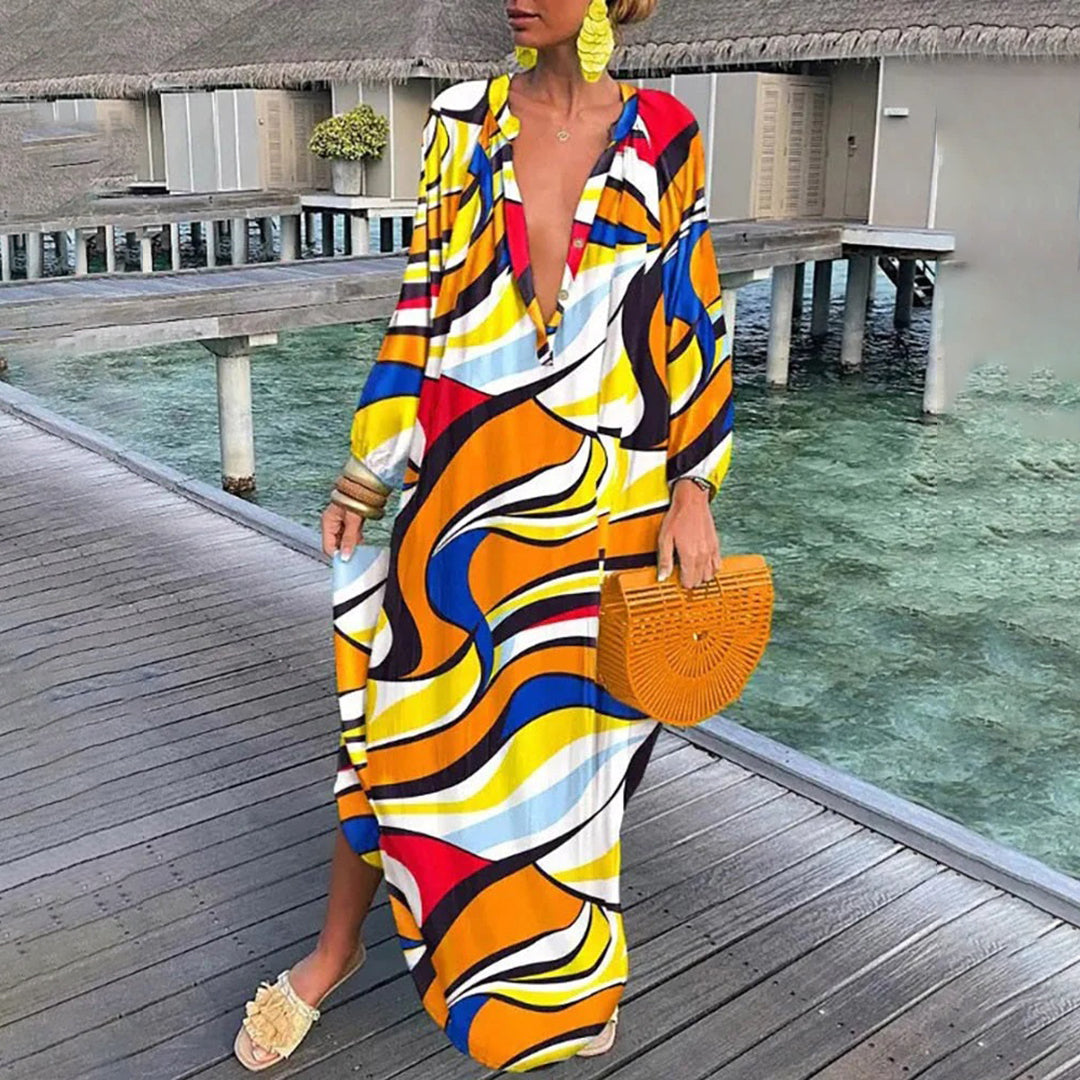 Robe Longue De Plage Boho Pour Femme | Maxi