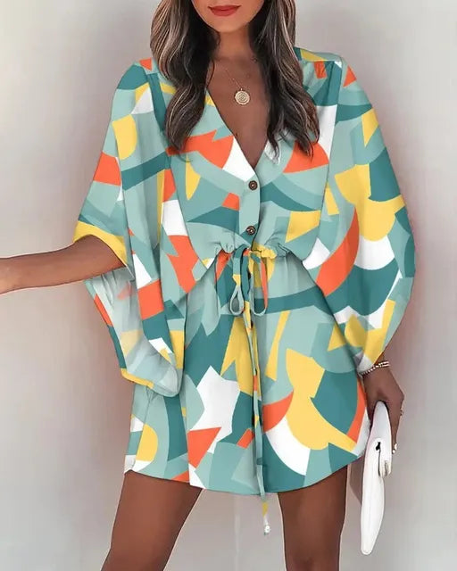 Mini Robe Boho D'été Pour Femme | Radiant