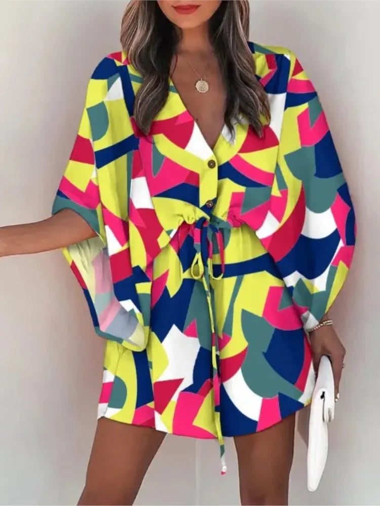 Mini Robe Boho D'été Pour Femme | Radiant