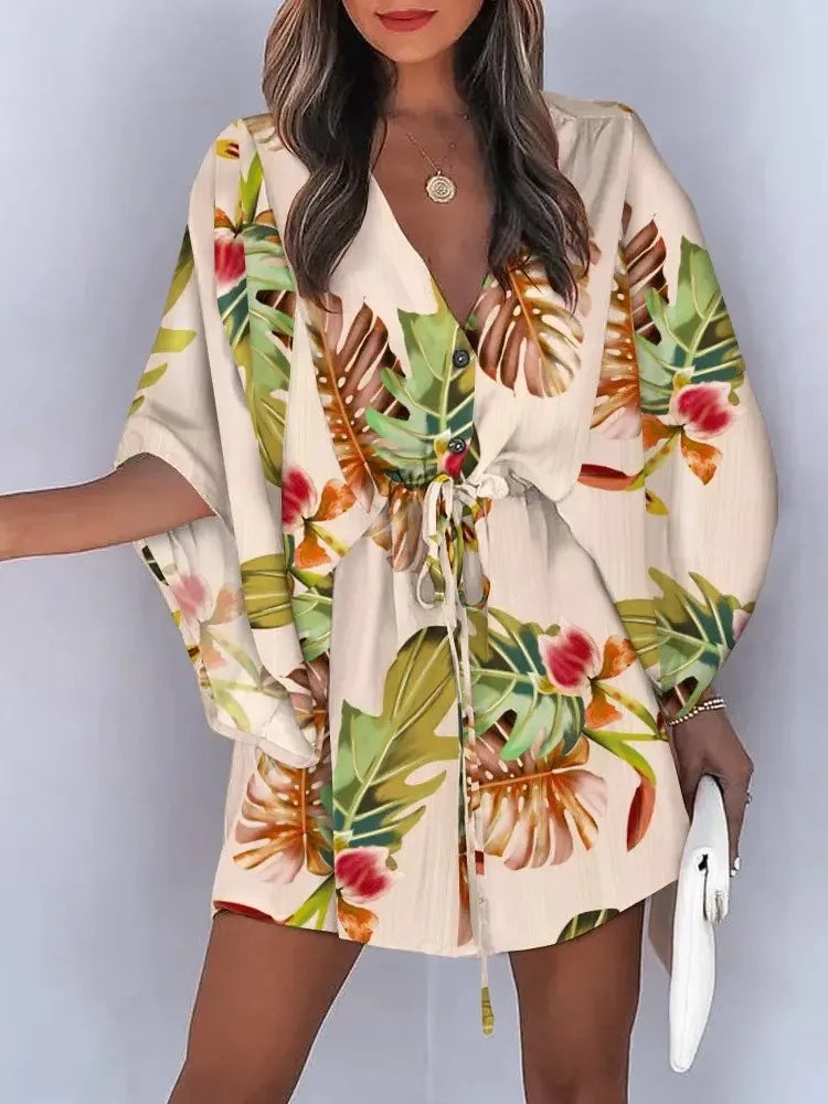 Mini Robe Boho D'été Pour Femme | Radiant