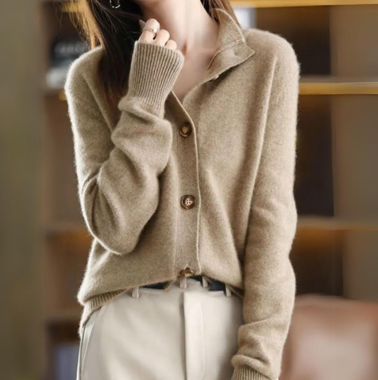 Remy | Cardigan Boutonné Doux Pour Femmes | Chaud