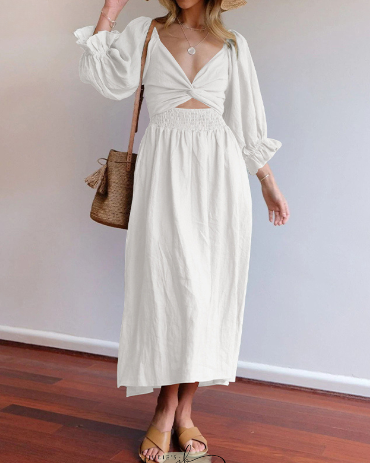 Claribelle | Robe Bohème Romantique De Plage Pour Femmes | Maxi