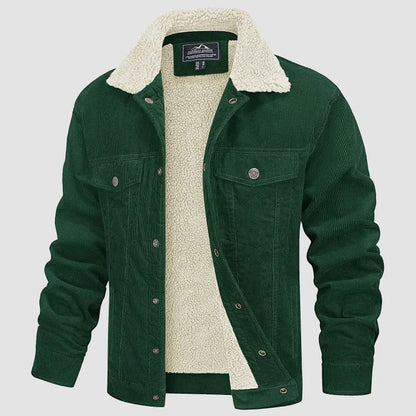 Veste Moderne En Velours Côtelé Pour Hommes | Chauffée