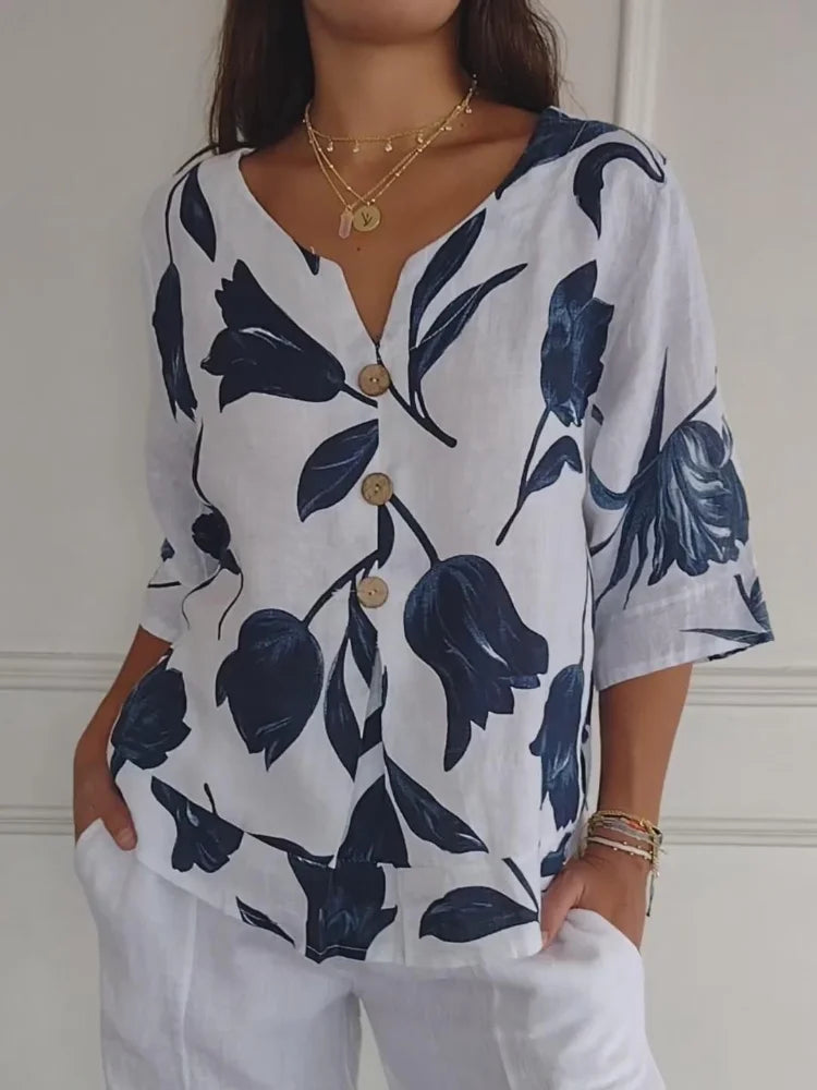 Lucile | Blouse À Boutons Pour Femme | Chic
