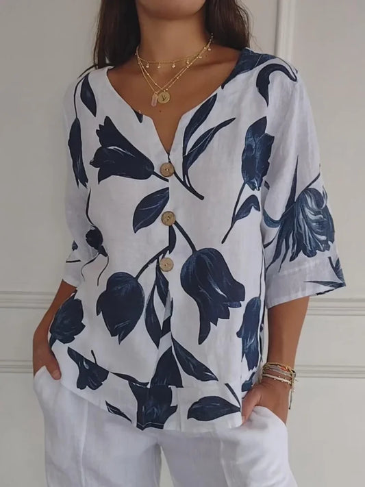 Lucile | Chemisier Femme Chic et Original | Florale
