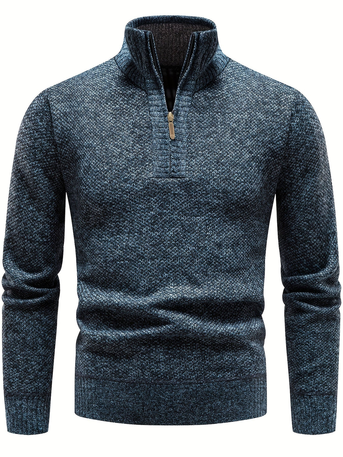 Babette | Pull Tricoté Avec Fermeture À Glissière Pour Hommes - Chaud