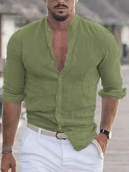 Norval | Chemise Manche Longue Pour Hommes | Anglaise