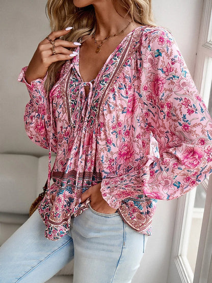 Francoise | Blouse Femme Fluide | Fermeture À Cordon