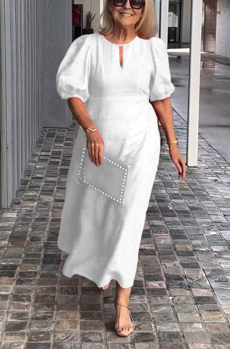Aveline | Robe Longue | Manches Bouffantes | Maxi