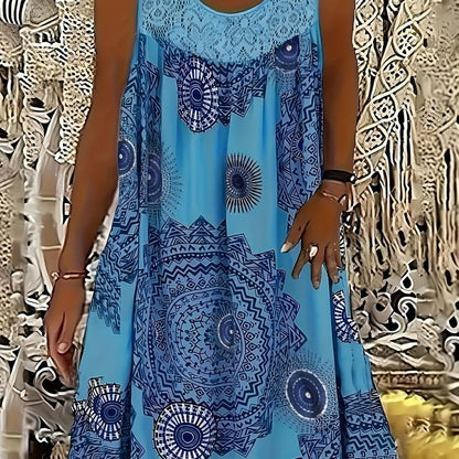 Noémie-Anne | Robe Midi Bohème | Grande Taille