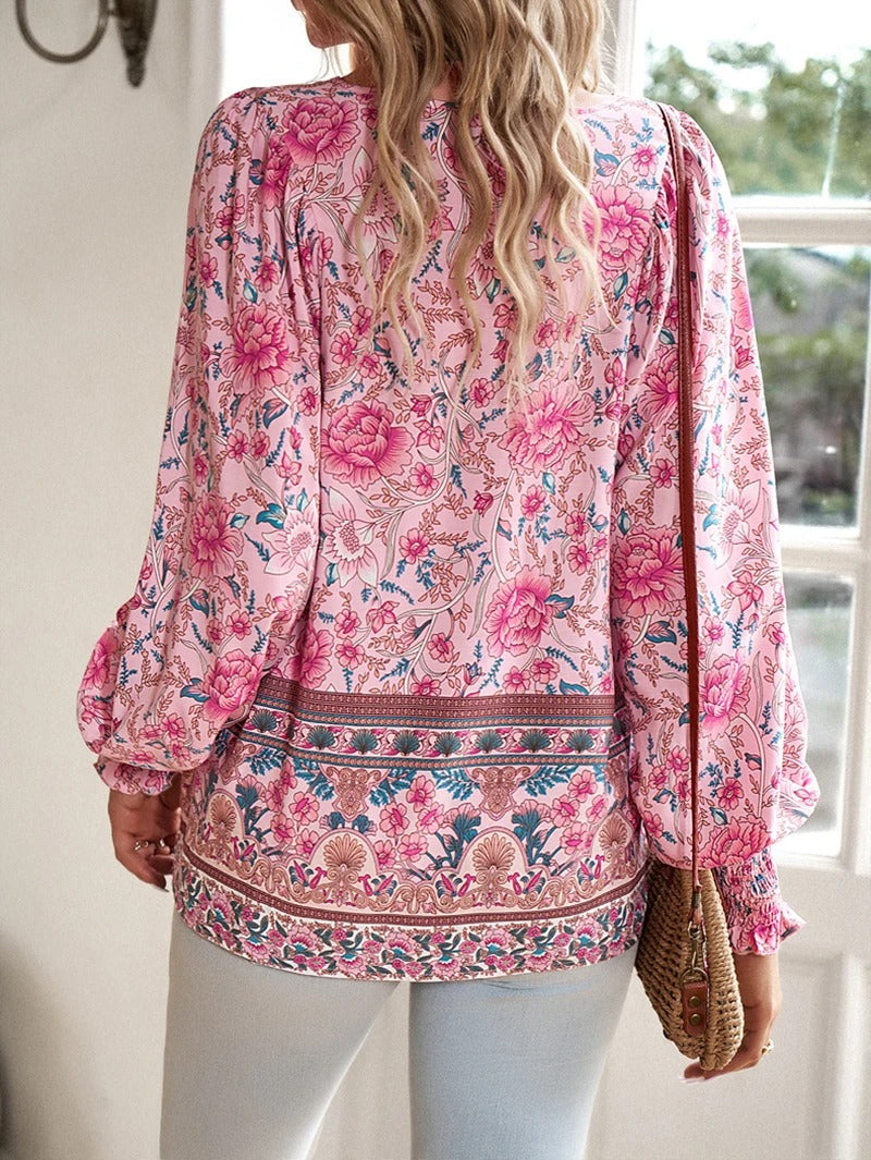 Francoise | Blouse Femme Fluide | Fermeture À Cordon