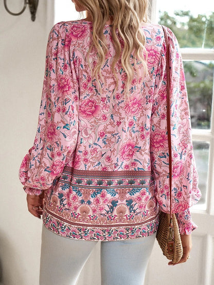 Francoise | Blouse Femme Fluide | Fermeture À Cordon