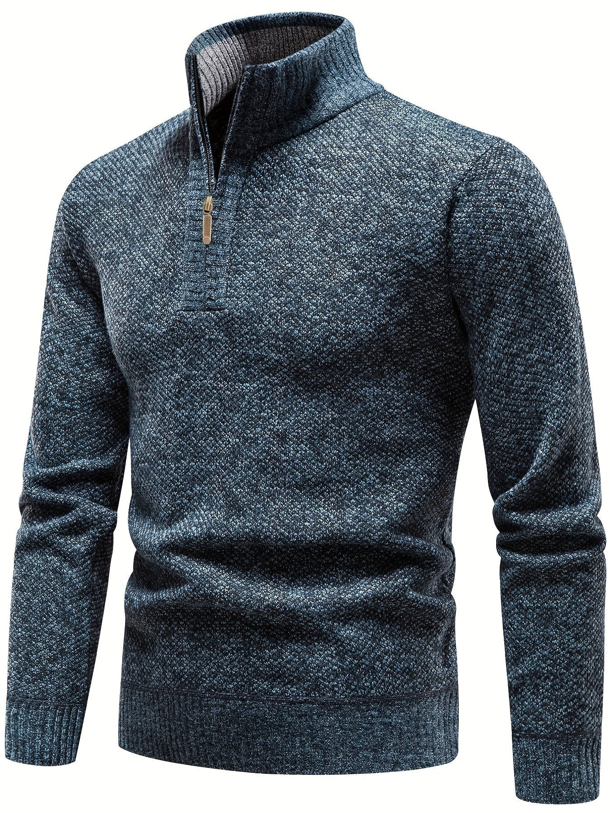 Babette | Pull Tricoté Avec Fermeture À Glissière Pour Hommes - Chaud