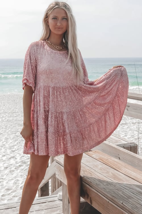 Marcelle | Robe De Soirée À Paillettes Pour Femmes | Mini