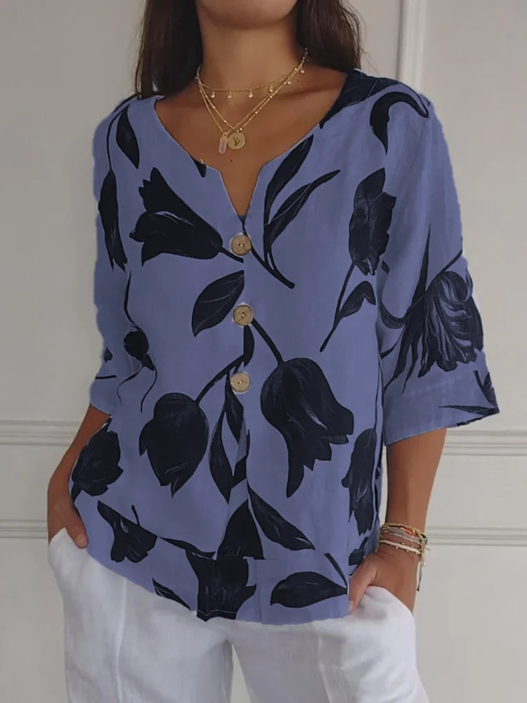 Lucile | Blouse À Boutons Pour Femme | Chic