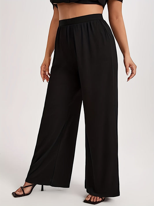 Séphora | Pantalon large noir grande taille