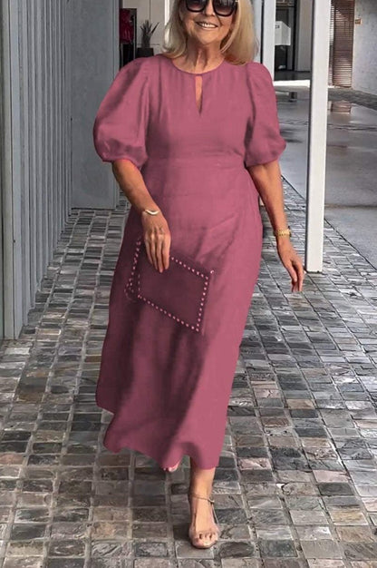 Aveline | Robe Longue | Manches Bouffantes | Maxi