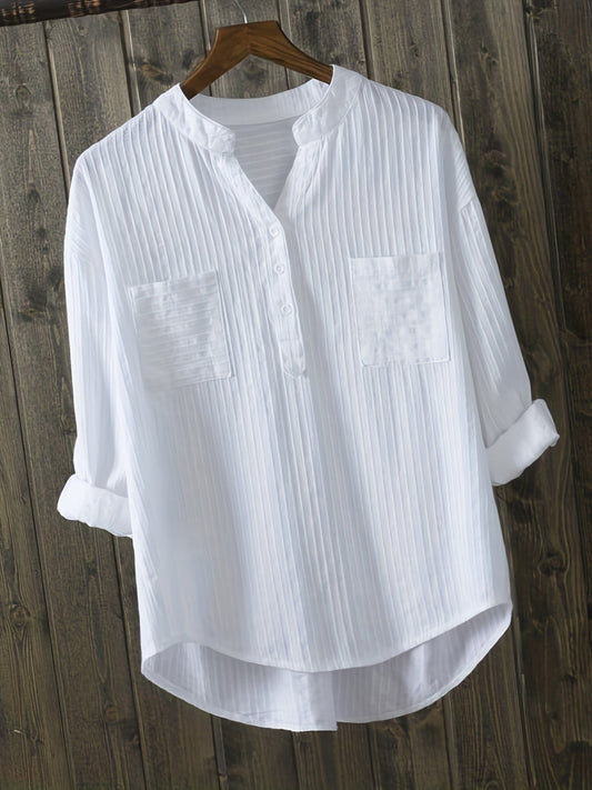 Zélina | Blouse Grande Taille | Col