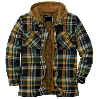 Zargon | Veste En Flanelle Pour Homme Avec Doublure En Polaire Pour L'automne Et L'hiver | Chaude