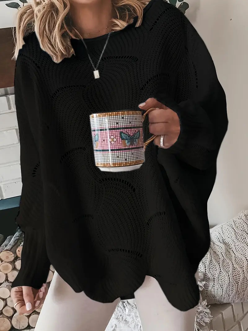 Calandra | Pull Surdimensionné Chaud Pour Femmes | Tricoté