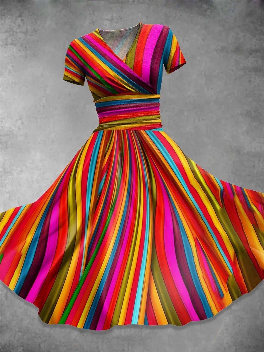 Robe de soirée aux couleurs vives Pour Femmes | Midi