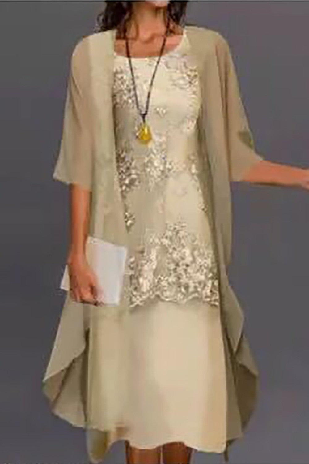 Robe Longue Midi Deux Pièces Décontractée | Midi