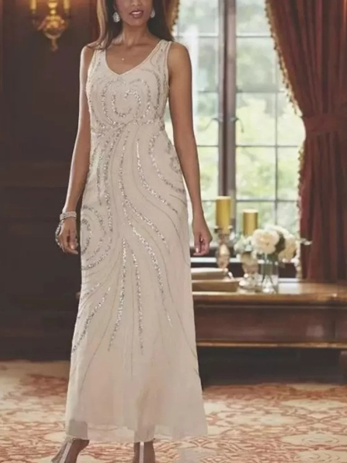 Robe d'invitée de Mariage Longue Pour Femmes | Maxi