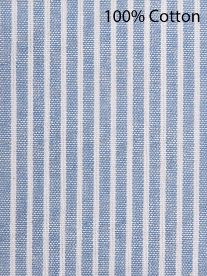 Perrine | Robe Mi-Longue Fluide | À Rayures