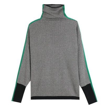 Miralda | Pull à col roulé | Motif