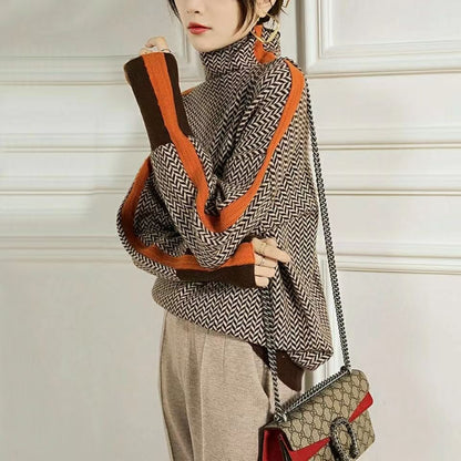Miralda | Pull à col roulé | Motif