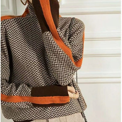 Miralda | Pull à col roulé | Motif